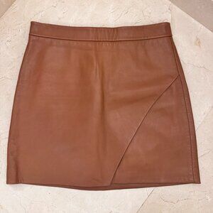 Michelle Mason leather skirt sz 8